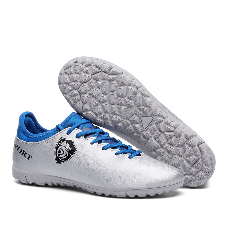 Giày Đá Bóng Cao Cổ Cao Cấp Màu Đen Sân Cỏ Nhân Tạo Mẫu 33-44 new fashion soccer shoes [TOP CHAY ]