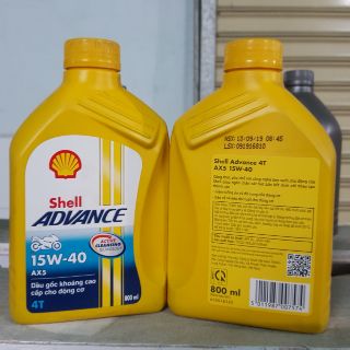 nhớt shell advance ax5