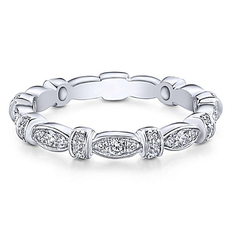 Nhẫn Cặp Đôi Mạ Vàng / Bạc Đính Đá Zircon