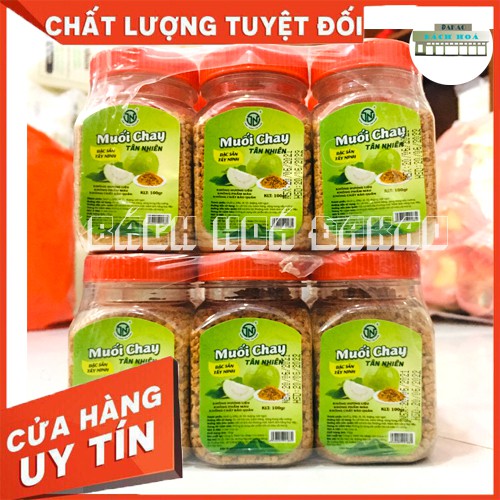 [Rẻ Vô Địch - Sỉ Giá Tận Xưởng] - Muối Tôm Chay Tân Nhiên 100G [Loại Hộp Vuông] – Muối Tây Ninh – Đặc Sản Tây Ninh