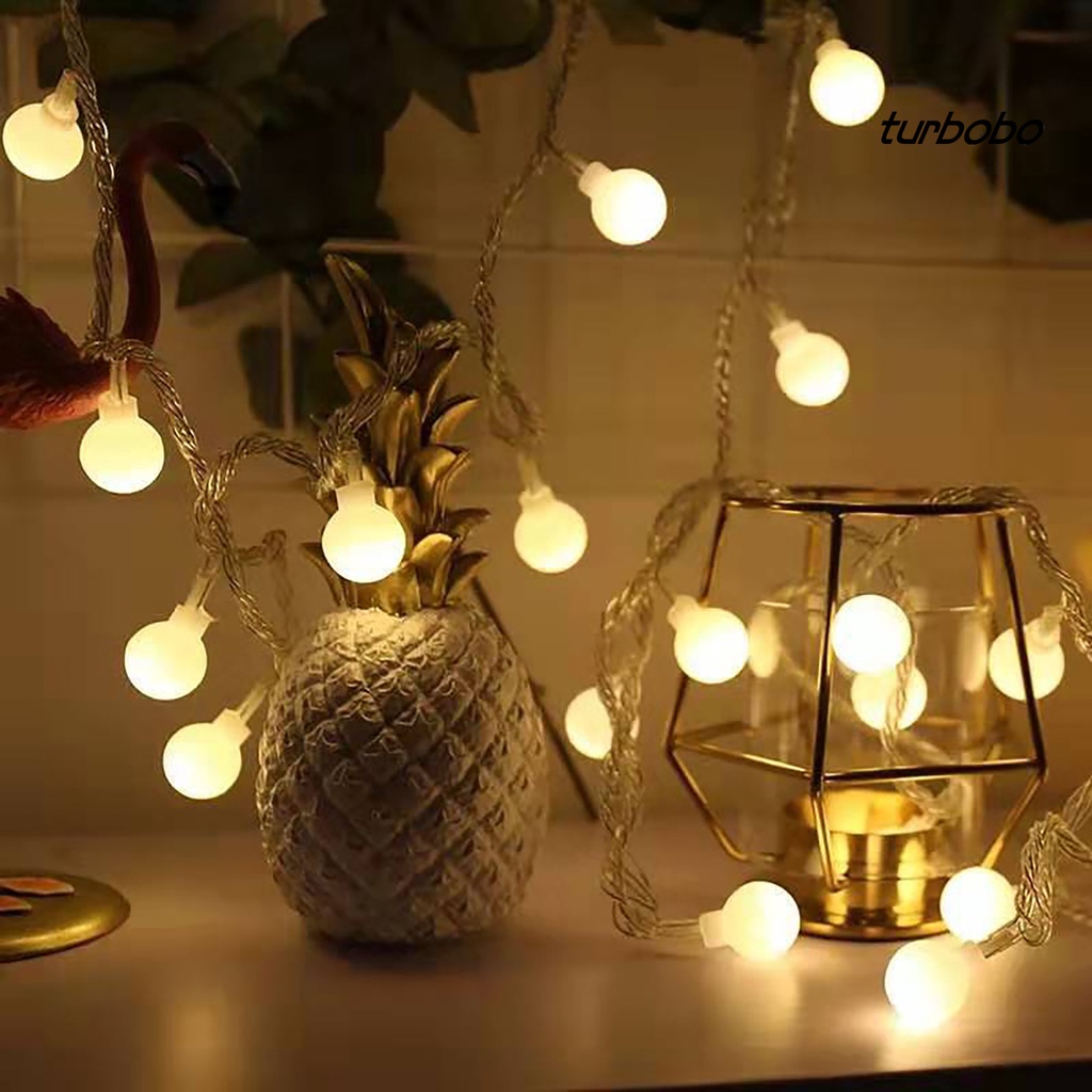 Dây Đèn LED Hình Quả Cầu Nhỏ Chống Thấm Nước Trang Trí Cho Đám Cưới