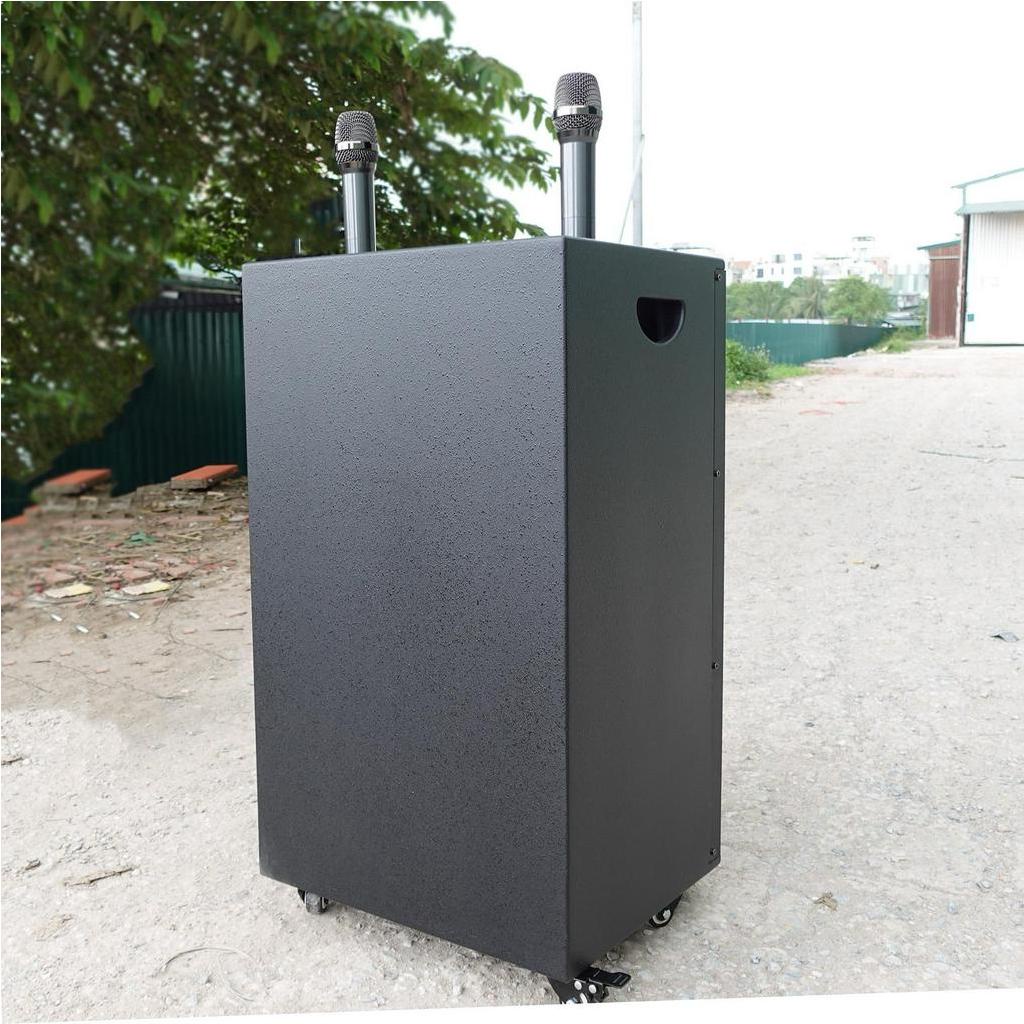 Loa kéo cao cấp CMaudio K16 Bass 40, 3 đường tiếng, kèm 2 tay micro UHF, công suất max 650w