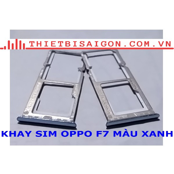 KHAY SIM OPPO F7 MÀU XANH