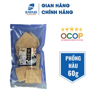 Gói bánh Phồng Tôm Hàu Sữa BAYAKI 60g, Đặc Sản Vân Đồn, Đồ Ăn Ngon Giòn Không Chất Bảo Quản