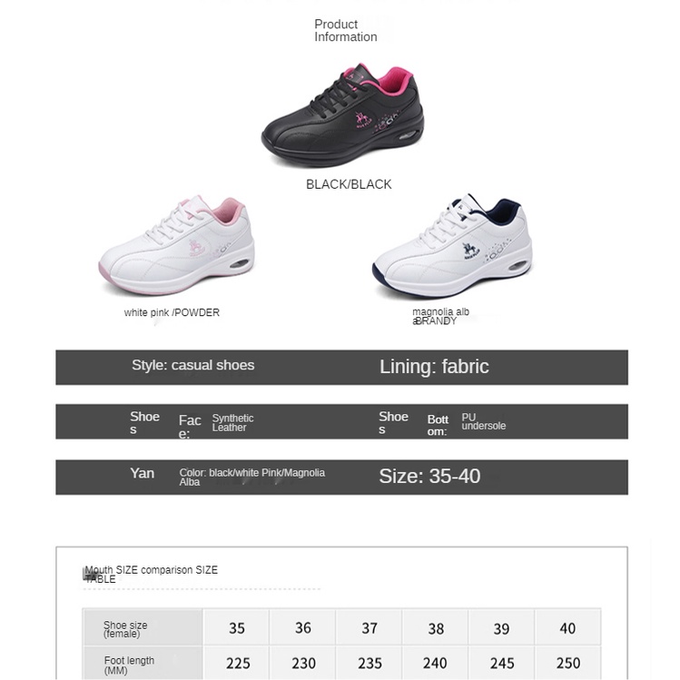 Giày da chơi golf chống trượt chống thấm nước thoáng khí kiểu dáng thể thao cho nữ