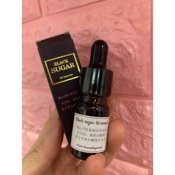 [Hàng Chuẩn +Tặng 30 khẩu trang 5D- Date 2025) Serum Đường Đen Black Sugar nhật bản ko hiệu quả hoàn tiền