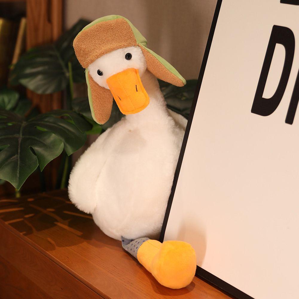 ANEMONE Thú Nhồi Bông Hình Chú Ngỗng Hoạt Hình Đang Ngủ Dễ Thương