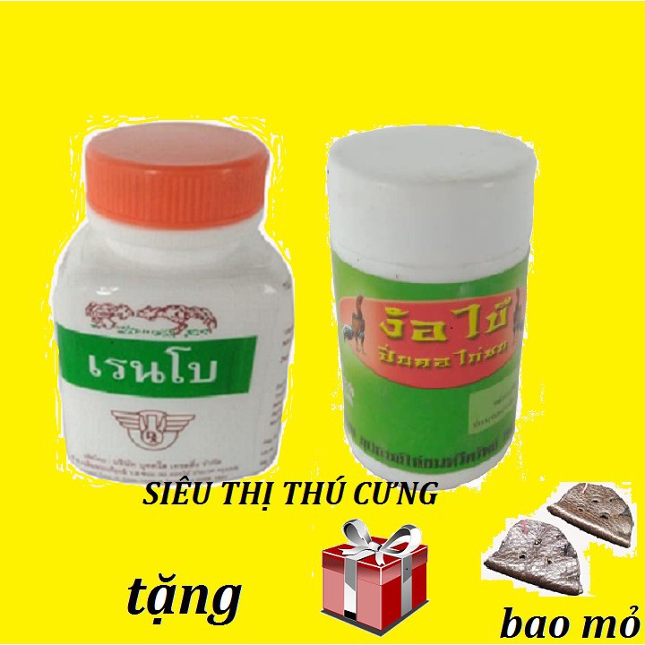 [ HỖ TRỢ PHÍ VẬN CHUYỂN ] COMBO THUỐC TĂNG CƠ BẮP VÀ NẤM HỌNG BỘT CHO GÀ  - TẶNG BAO MỎ DA