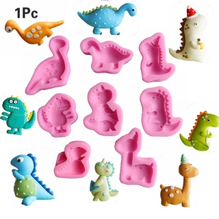 Khuôn Silicone Làm Bánh Hình Khủng Long Nhỏ 18 Kiểu