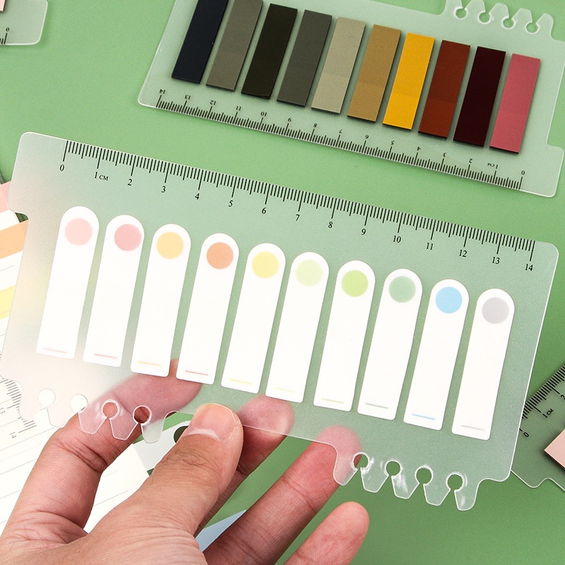 Giấy Dán Ghi Chú Nhiều Màu Trong Suốt Chống Thấm Nước Mua 1 Tặng 1 Tiện Dụng