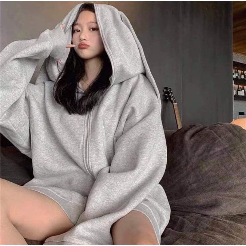 ảnh thật ÁO NỈ TAI THỎ | BigBuy360 - bigbuy360.vn