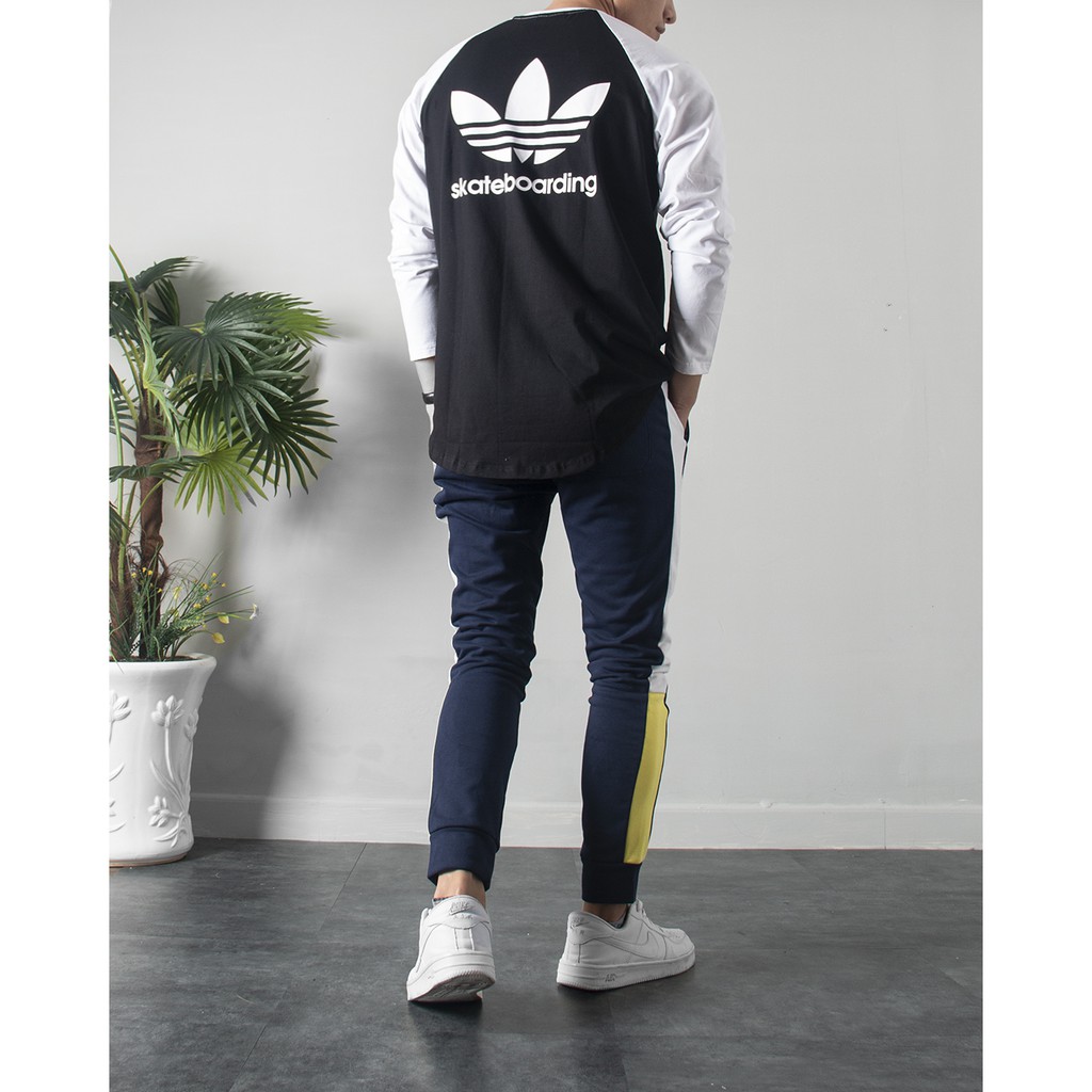 Áo thun tay dài nam lai bầu raglan das cực đẹp | BigBuy360 - bigbuy360.vn