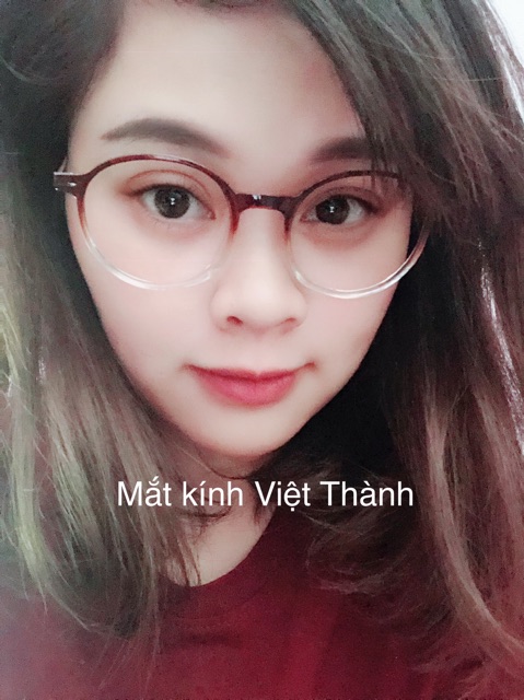 Kính ombre tròn mảnh kute kính nhỏ 2023 nhận làm cận viễn loạn theo yêu cầu OM07