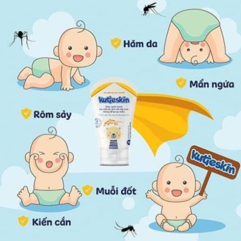 Kem Kutieskin [Tuýp 5G] Bôi Dịu Da, Mẩn Ngứa Giành Cho Da Bé Bị Muỗi Đốt Côn Trùng Cắn, ngừa sẹo_ Chính hãng