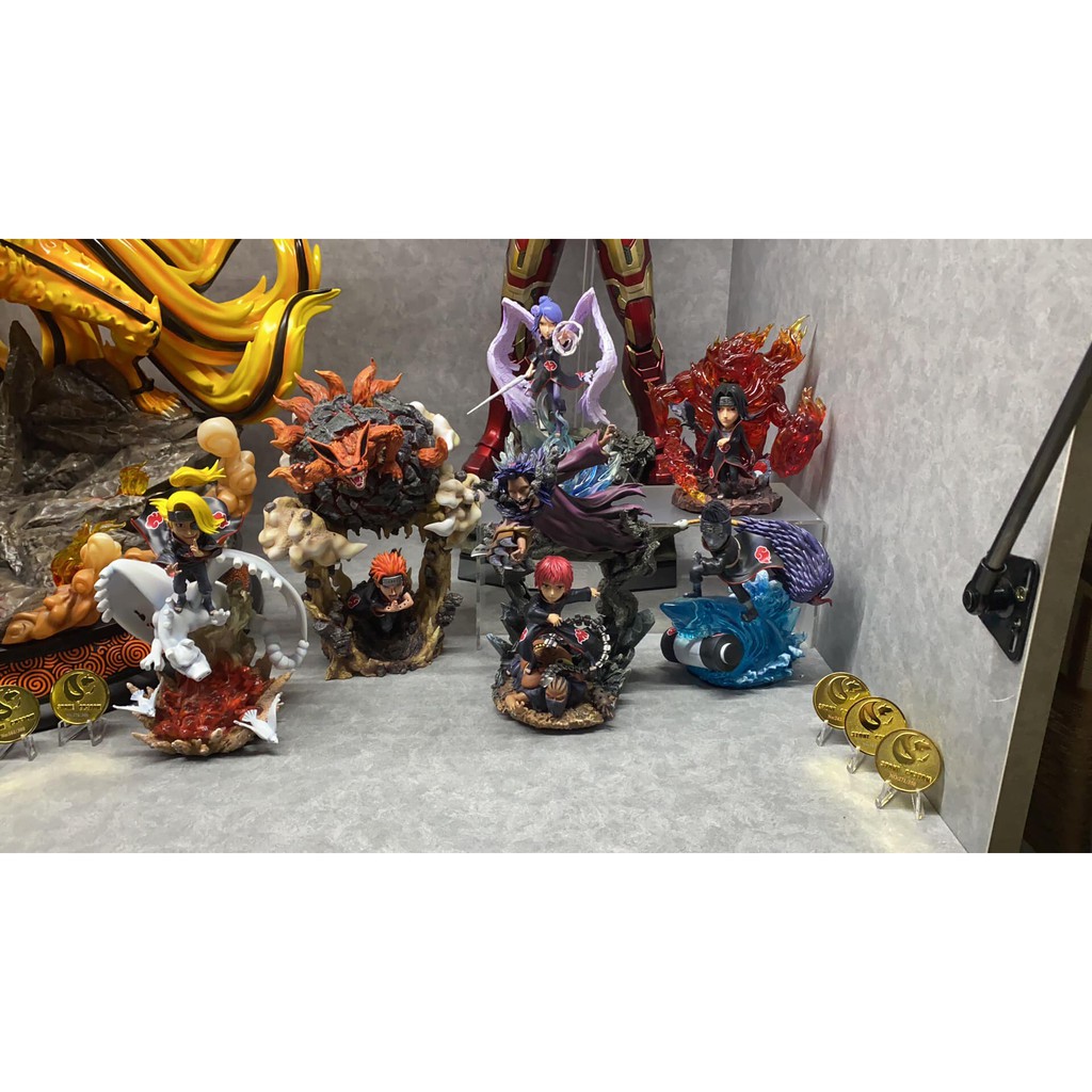 Mô hình Naruto Resin chính hãng - WCF Akatsuki Pain & Konan & Sasori & Deidara - ST Studio