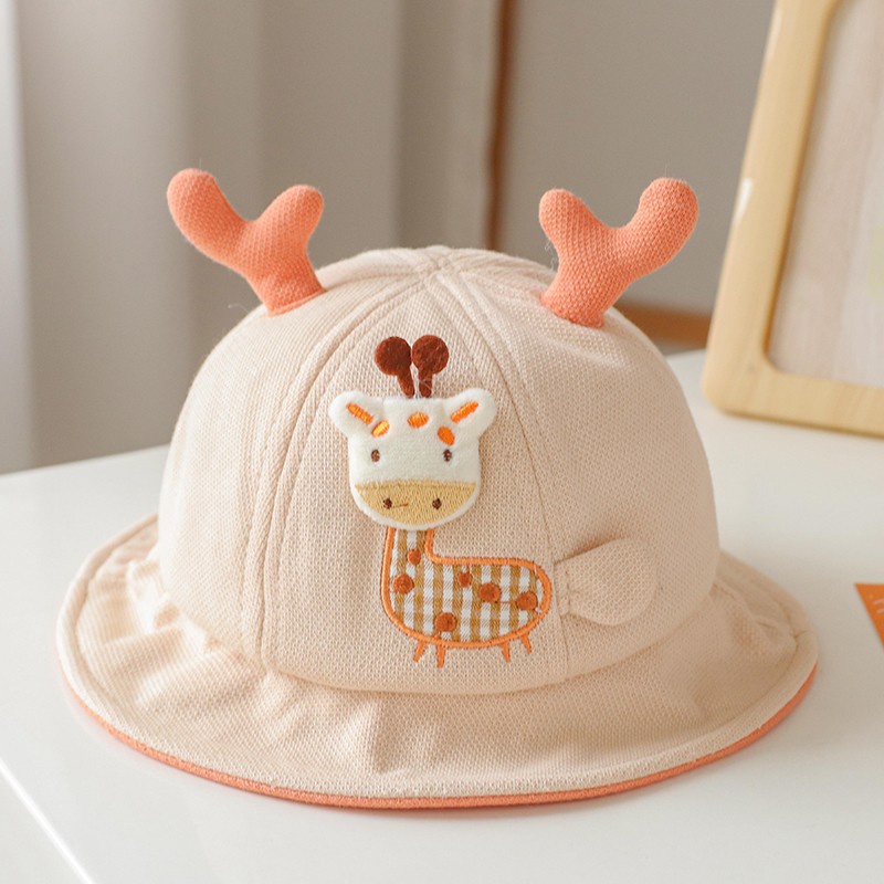 Nón tai bèo bằng vải cotton mềm họa tiết động vật dễ thương dành cho bé
