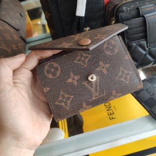 Ví gập cúc màu hàng fullbox