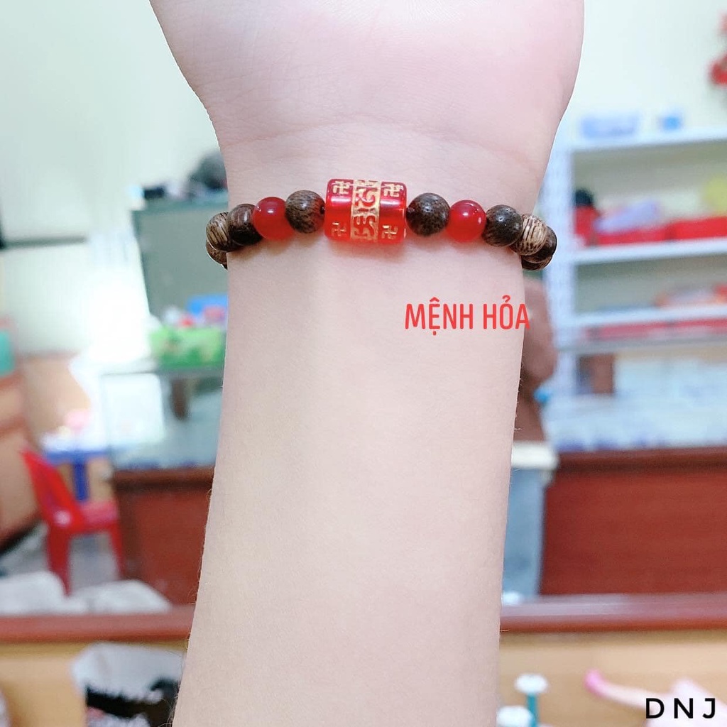 Vòng tay trầm hương lu thống phong thủy an yên tài lộc