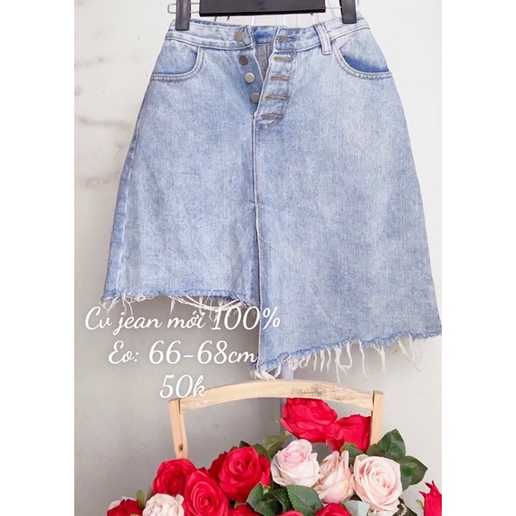 Chân váy Jean kiểu