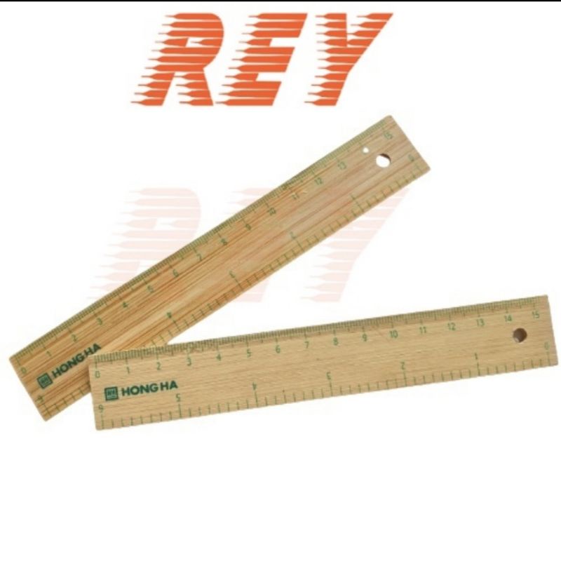 Thước gỗ Hồng Hà 15cm thân thiện môi trường