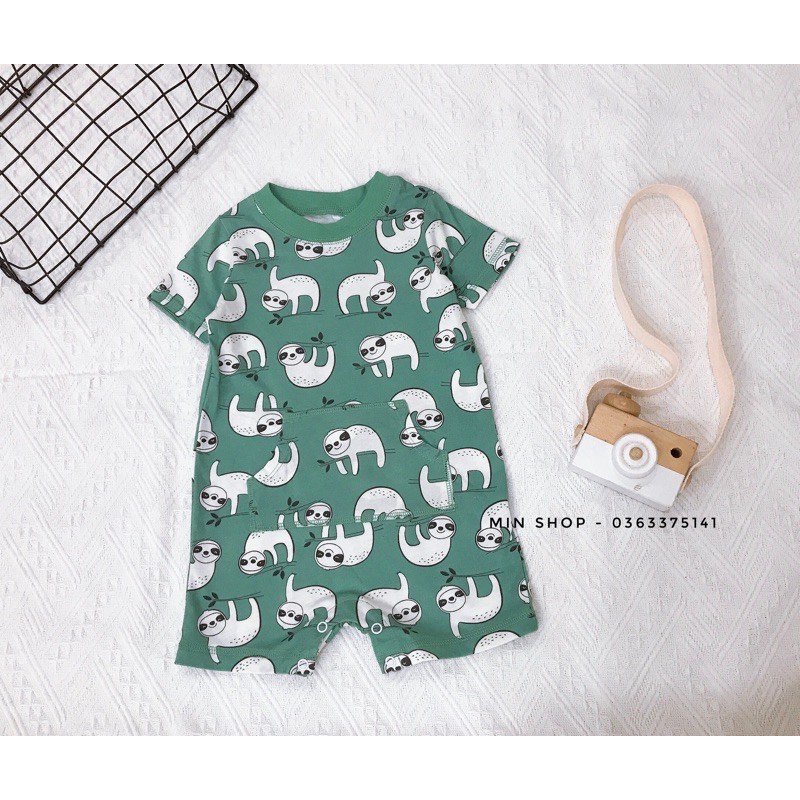 Body đùi cho bé trai - 3M, 9M, 12M, 18M ( xanh lá)