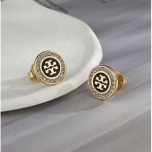 Khuyên Tai Toryburch Miller Pav Mạ Bạc 925s Phong Cách Âu Mỹ