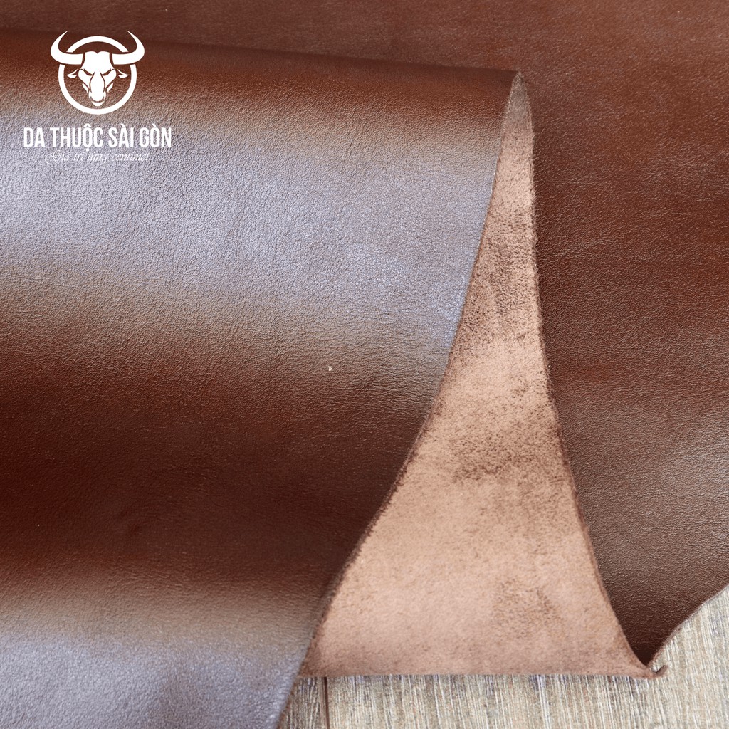 Da Bò Flexible Cao Cấp Thương Hiệu Da Thuộc Sài Gòn Màu Chocolate - Mua Da Bò Thuộc