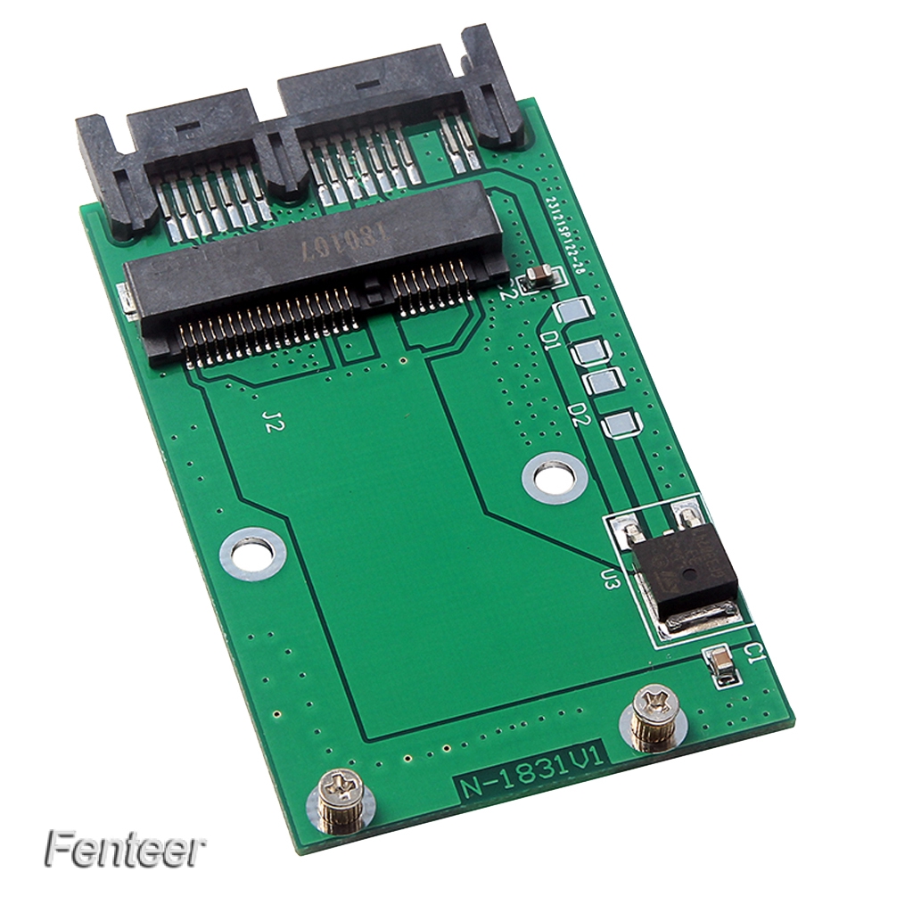 1Piece MSATA SSD to 1.8 inch Micro SATA 16Pin Adapter PCB Board