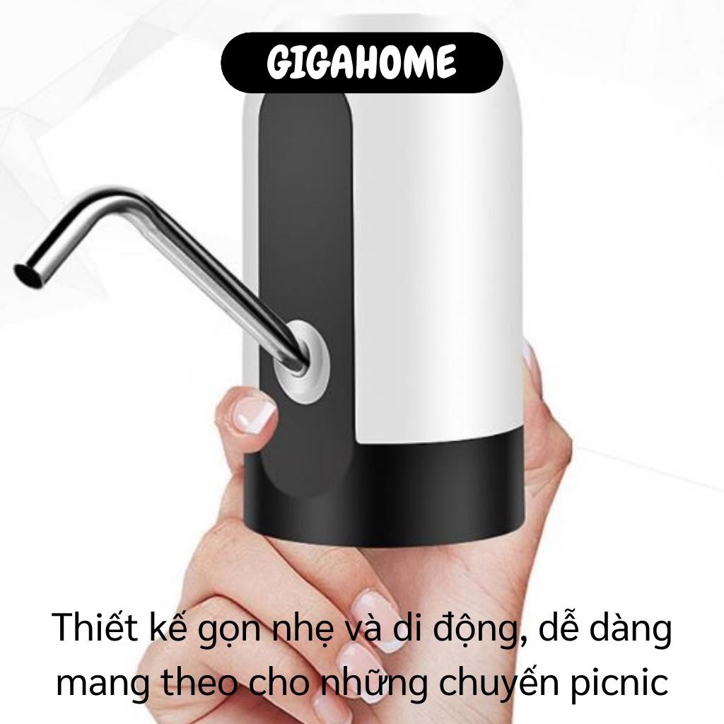 Bình Bơm Nước GIGAHOME Vòi Bơm Hút Nước Tự Động Mini Đầu Sạc USB, Chịu Nhiệt Tốt 6080