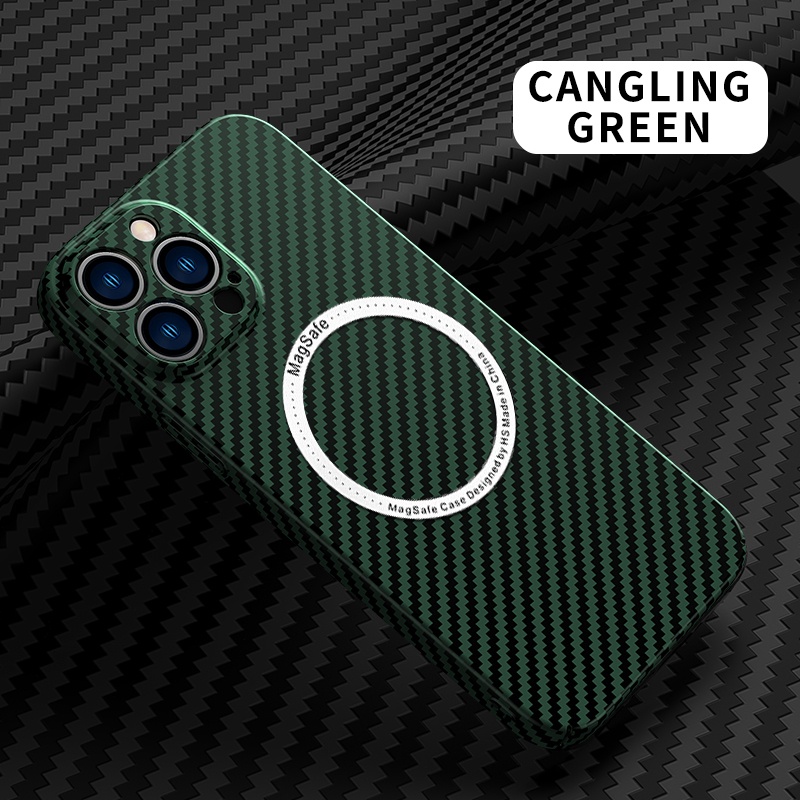 Ốp điện thoại TOPEWON sợi carbon từ tính siêu mỏng chống sốc thích hợp cho iPhone 14 13 11 12 Pro Max