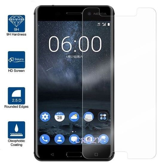 Kính Cường Lực Bảo Vệ Màn Hình Cho Nokia 3 5 6 2017 2018 X5 X6 6.1 7 Plus 8