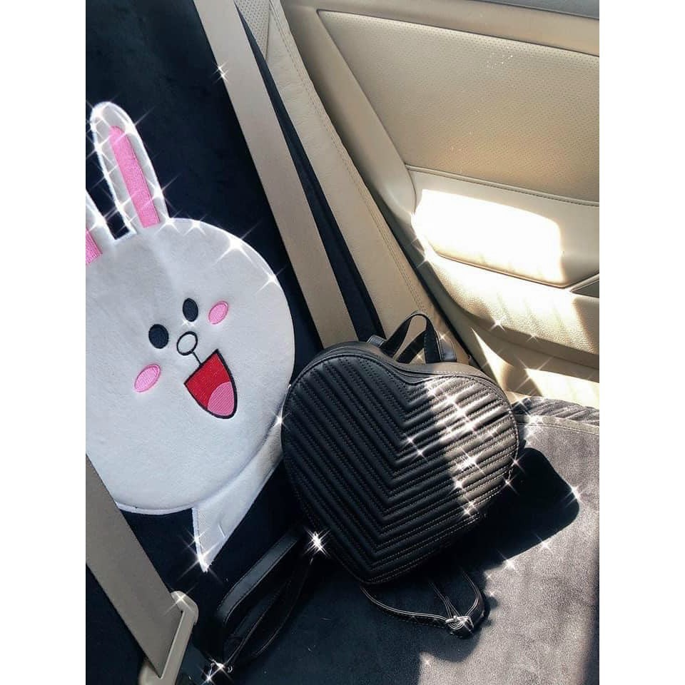 Balo trái tim chất liệu da Pu mềm size 20x22 , thời trang siêu hott  balo HM