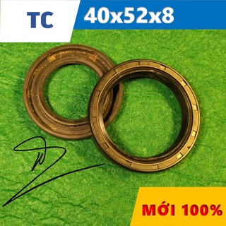 Phớt chặn dầu tc 40x52x8 ( phớt dầu / chắn dầu / lò xo / phớt ben / oil seal tc 40*52*8)