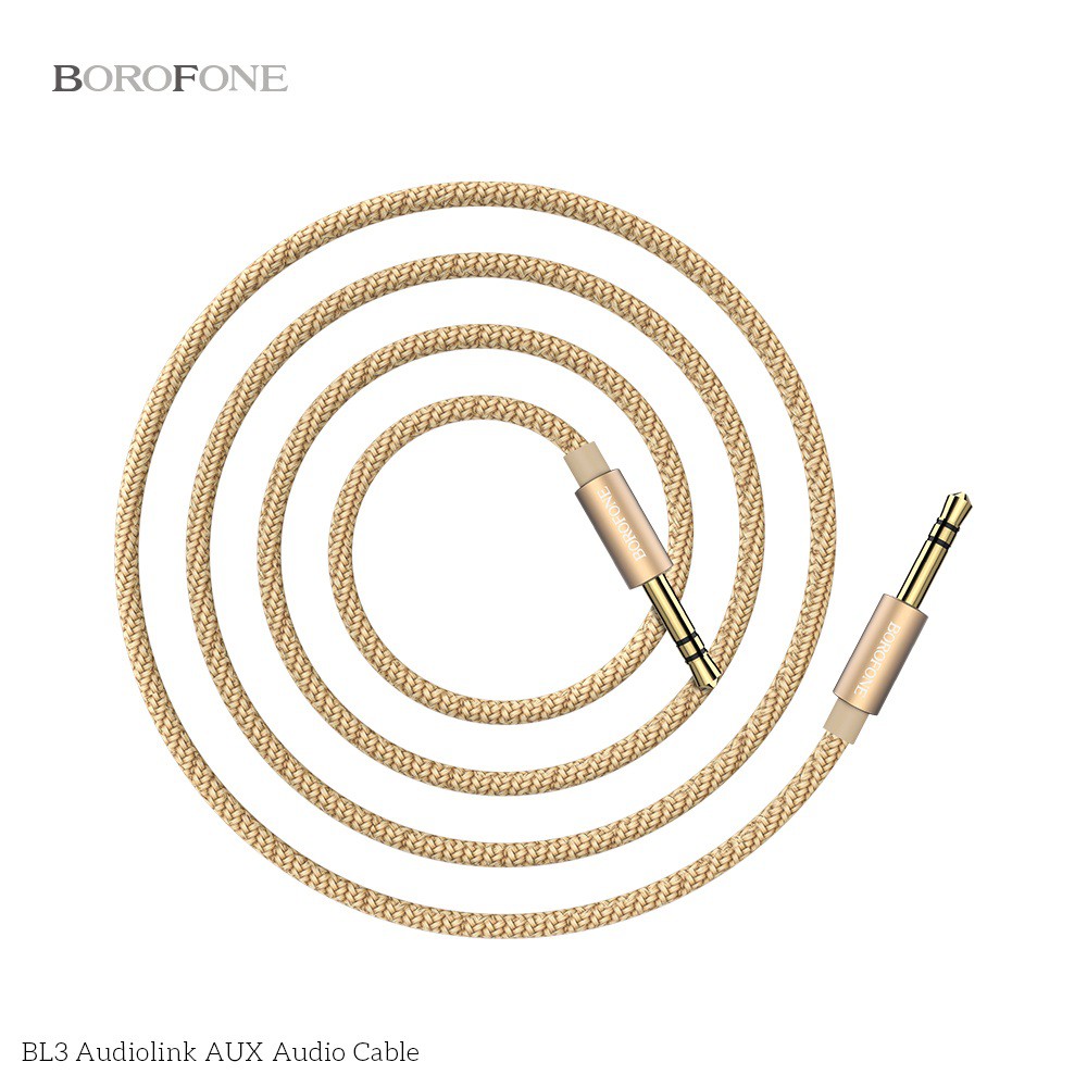 Cáp Âm Thanh Borofone BL3 2 đầu 3.5mm Chính Hãng - Jack Audio AUX