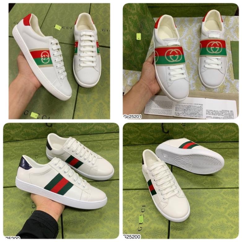 [Free Ship] Giày Sneaker GC  Trắng Đế Cao Su Cao Cấp - Giày Gc Nam Cao Cấp