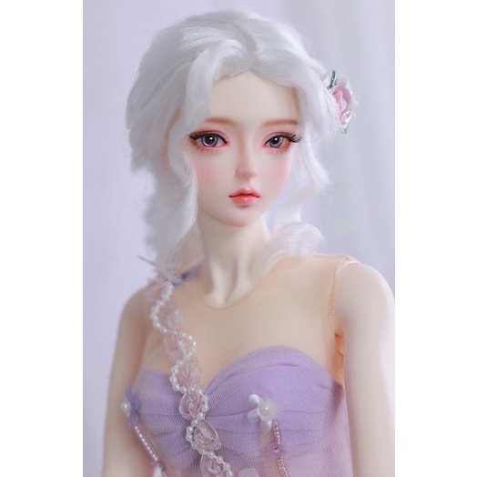 Cô nàng búp bê trưởng thành váy tím hoa cao 62cm