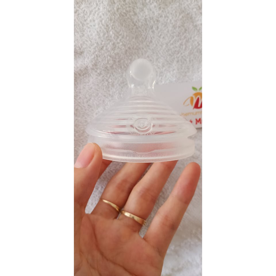 Núm ti bình sữa Nuk Simply Natural (đủ size)