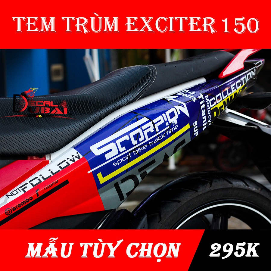 Tem Trùm Exciter 150 Tem Đấu