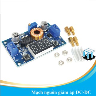 Mạch nguồn giảm áp DC-DC Buck 5A XL4015E có Led hiển thị điện áp