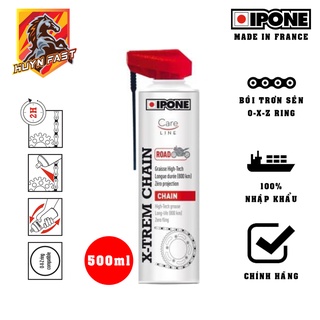 Xịt Dưỡng Sên IPONE XTREM CHAIN 500ML (TẶNG KÈM CỌ SÊN)