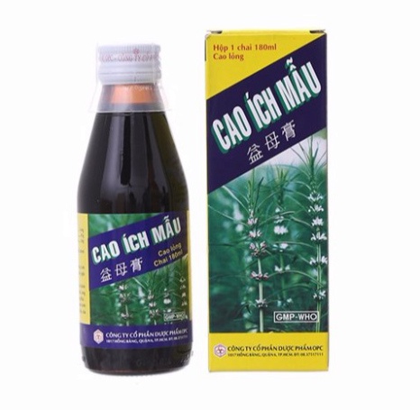 [Chính hãng] Chai Cao ích mẫu OPC Chai 180ml - giúp điều kinh - Date mới