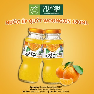 Nước ép quýt HQ 180ml [VITAMIN HOUSE]