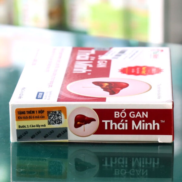 Bổ Gan Thái Minh, hỗ trợ giúp thanh nhiệt, giải độc và bảo vệ gan (hộp 20 viên)