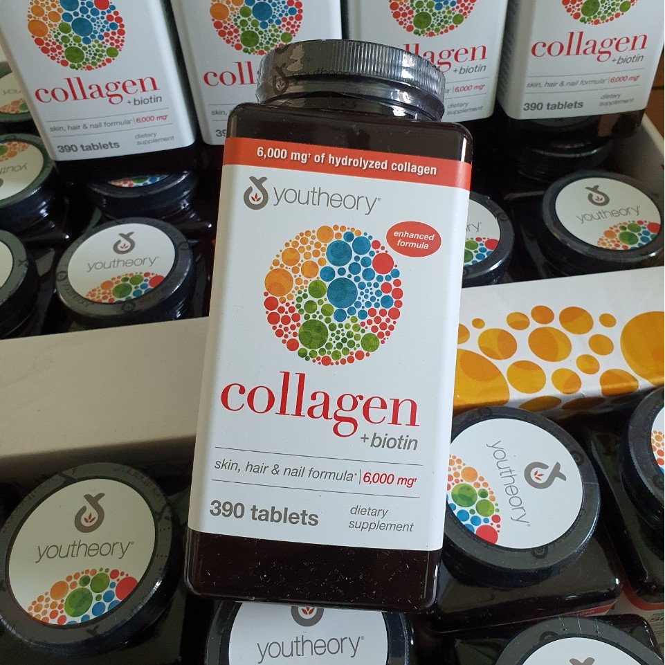 Viên uống bổ xung COLLAGEN YOUTHEORY - Mỹ: 390v | BigBuy360 - bigbuy360.vn