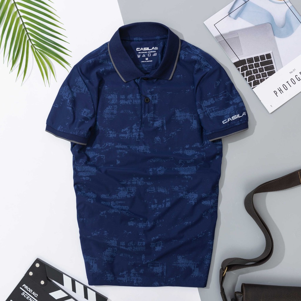 Áo thun polo nam ngắn tay, áo polo coolmax cao cấp casilas, sang trọng, thanh lịch P2110 | BigBuy360 - bigbuy360.vn