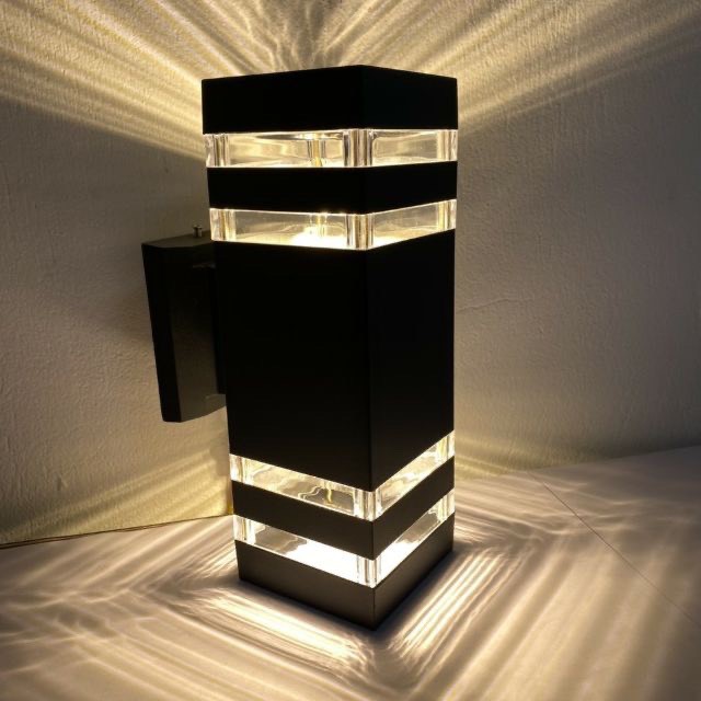 Đèn hắt tường Atimol 2 đầu led đổi 3 màu vỏ màu đen