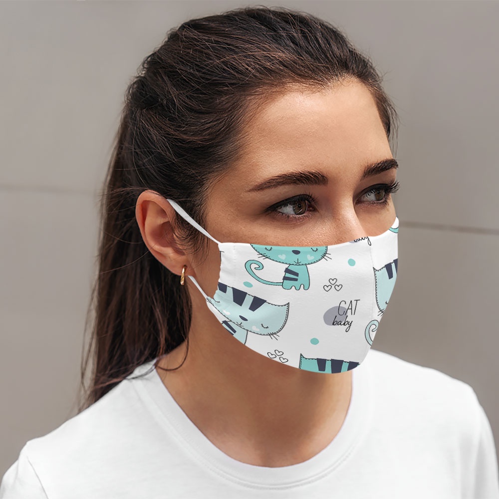 Khẩu trang thú cưng cho bé hoạt hình vui nhộn trẻ em dễ thương Hình Đẹp CARTWELL chống giọt bắn bảo vệ toàn diện kháng k