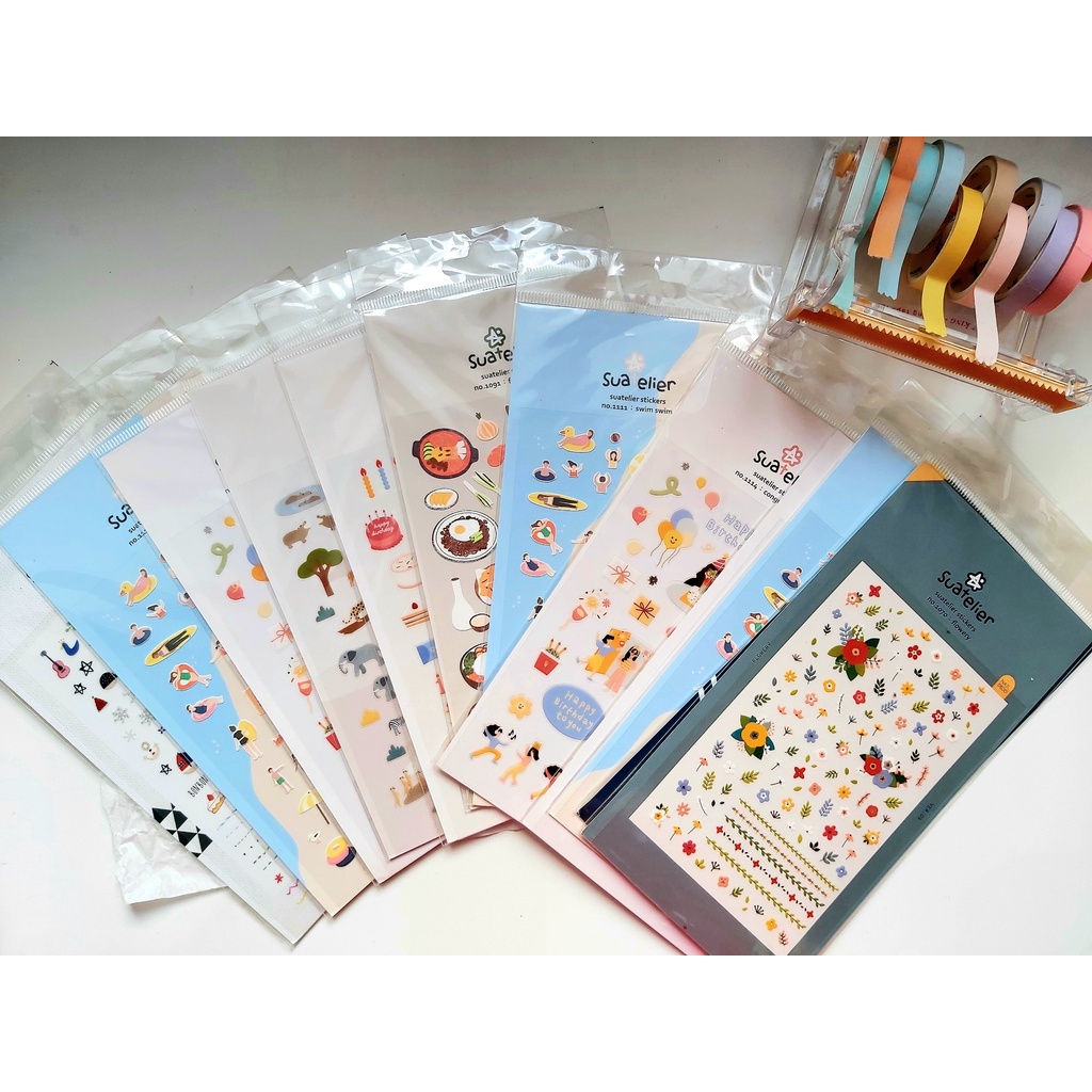 Sticker Suatelier nhiều hình dễ thương