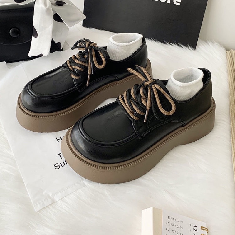 Giày Oxford nữ kelly cổ thấp đế dày tăng chiều cao