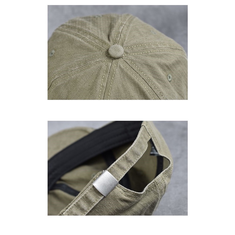 Mũ Lưỡi Trai Chất Liệu Cotton Mềm Phong Cách Retro Hàn Quốc Cho Nam Nữ
